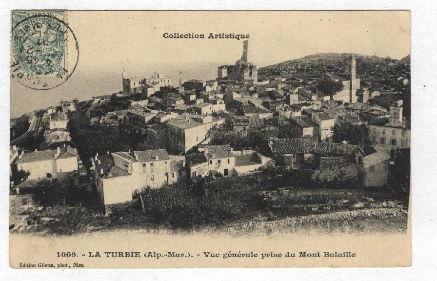 1009  -  LA TURBIE  --  Vue Générale Prise Du Mont Bataille - La Turbie