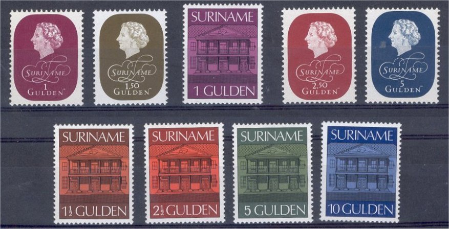 SURINAM 2 SETS HIGH VALUES 1959 And 1975 NEVER HINGED **! - Surinam ... - 1975