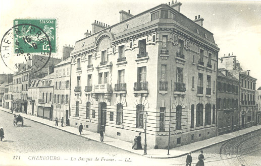 50 - MANCHE - CHERBOURG - BANQUE De FRANCE - - Banken