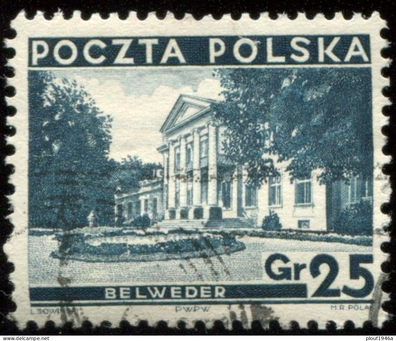 Pays : 390,2 (Pologne : République)  Yvert Et Tellier N° :    383 (o) - Used Stamps