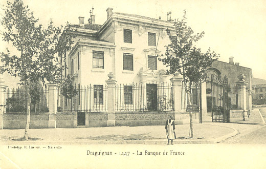 83 - VAR - DRAGUIGNAN - BANQUE De FRANCE - - Bancos