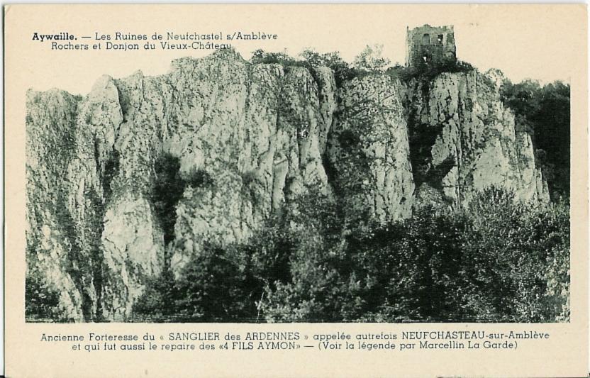 Aywaille - Les Ruines De Neufchastel S/Amblève - Rocher Et Donjon Du Vieux-Château - Aywaille