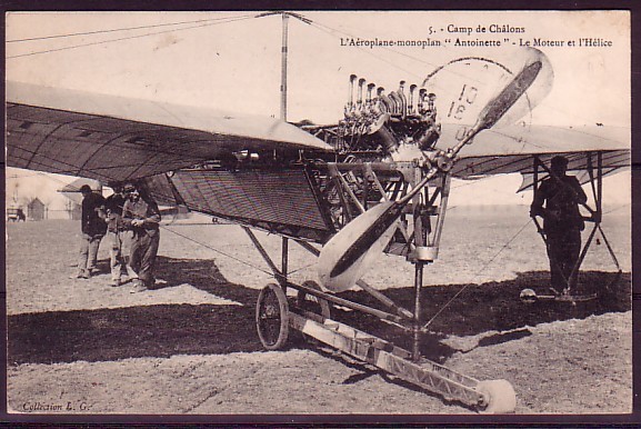 MARNE - Chalons Sur Marne - Camp - L'areoplane Monoplan "Antoinette" - Camp De Châlons - Mourmelon