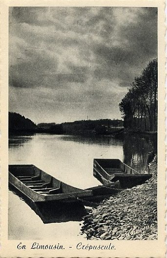 19 - 23 - 87 - CORREZE - CREUSE - HAUTE-VIENNE - EN LIMOUSIN - LA RIVIERE - BARQUE - CREPUSCULE - Limousin