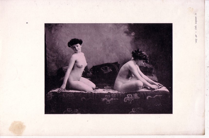 Gravure Litho Photo Femmes Nues Nue - Non Classés