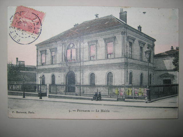 Carte Postale PUTEAUX 92 La Mairie - Puteaux