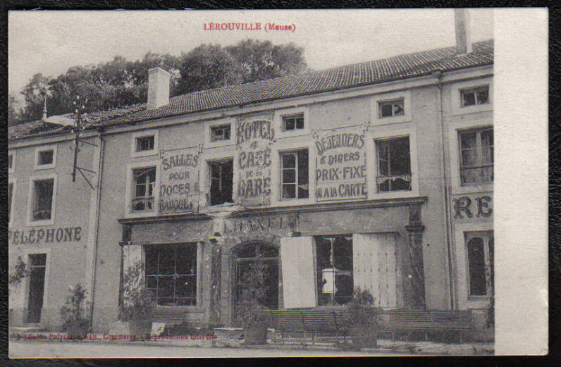 LEROUVILLE - Hôtel Et Café De La Gare - Lerouville