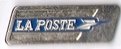 La Poste. Logo Fond Bleu.ecriture Blanche - Post