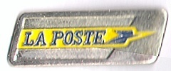 La Poste. Logo Fond Jaune.ecriture Bleue - Postwesen