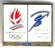 La Poste. Albertville92. Parcours De La Flamme Olympique - Mail Services