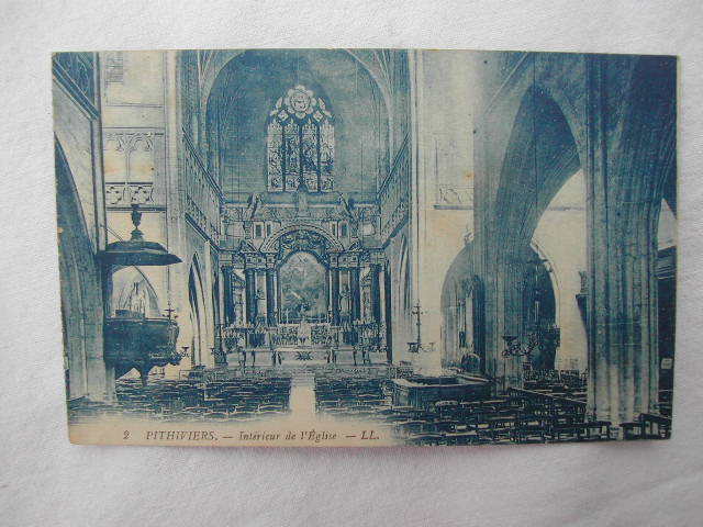 45..PITHIVIERS..INTERIEUR   DE L EGLISE..LL - Pithiviers