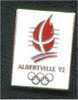 Albertville Jeux Olympiques 1992 2 Pin's - Jeux