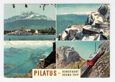 Pilatus: Montée Au Pilate Par La Crémaillère Et Retour à Kriens Par Téléphérique (06-833) - Kriens