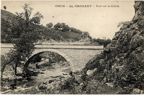 23 - CREUSE - CROZANT - PONT Sur La CEDELLE - ROCHERS - BELLE VUE - Crozant