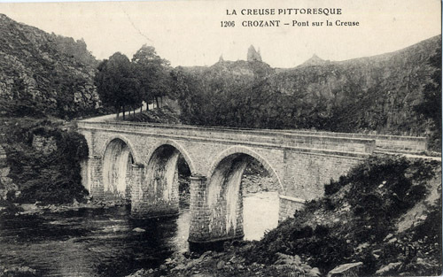 23 - CREUSE - CROZANT - PONT Sur La CREUSE  - BELLE VUE - Crozant