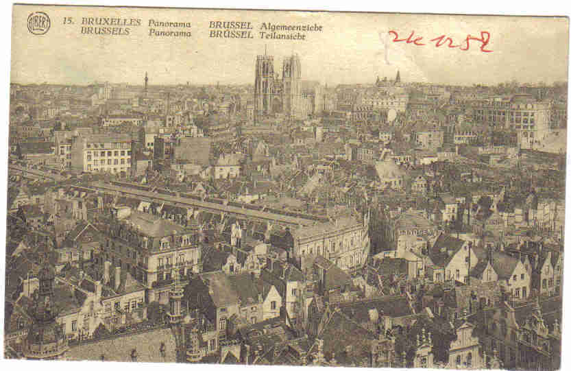 Brussel Panorama 2 - Mehransichten, Panoramakarten