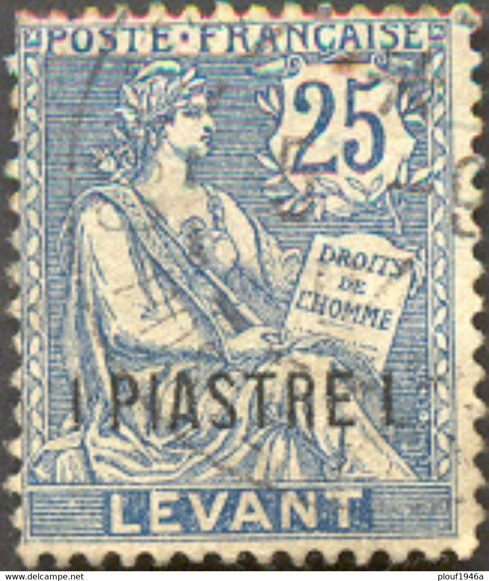 Pays : 277,4 (Levant : Bureaux Français)  Yvert Et Tellier N°: 17 (o) - Used Stamps