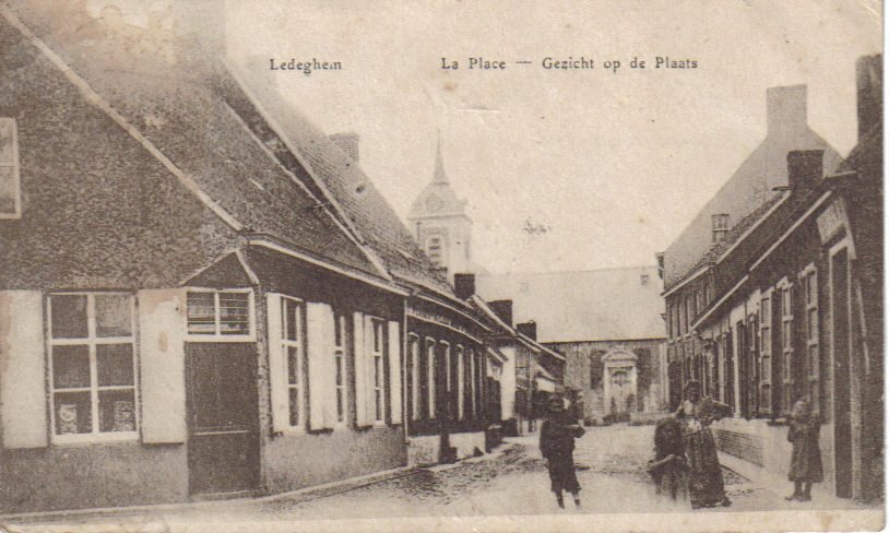 LEDEGHEM - La Place - Zicht Op De Plaats - Feldpost - Ledegem