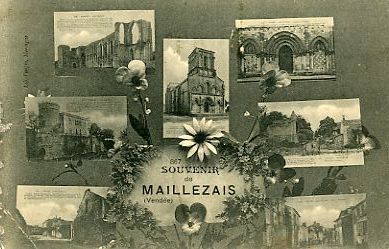 85 - MAILLEZAIS - Souvenir De : - Carte Multivues - Maillezais