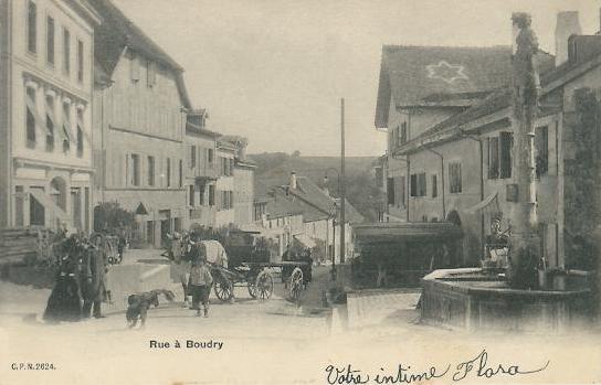 Canton De Neuchâtel    Boudry  Une Rue - Boudry