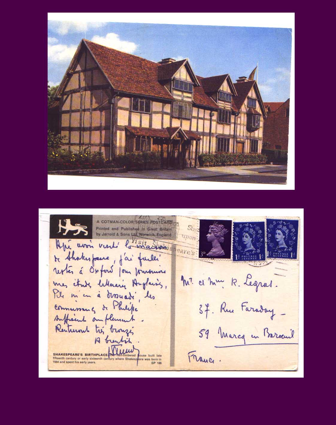 SHAKESPEAR'S BIRTHPLACE - Stratford Upon Avon