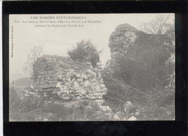 00408 Les Ruines Du Château D'arches  Animée édit.homeyer & Ehret - Arches