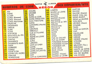 Carte Avec Publicité Cognac " GODET" - Au Recto La Liste Des Départements (82) - Kartenspiele (traditionell)