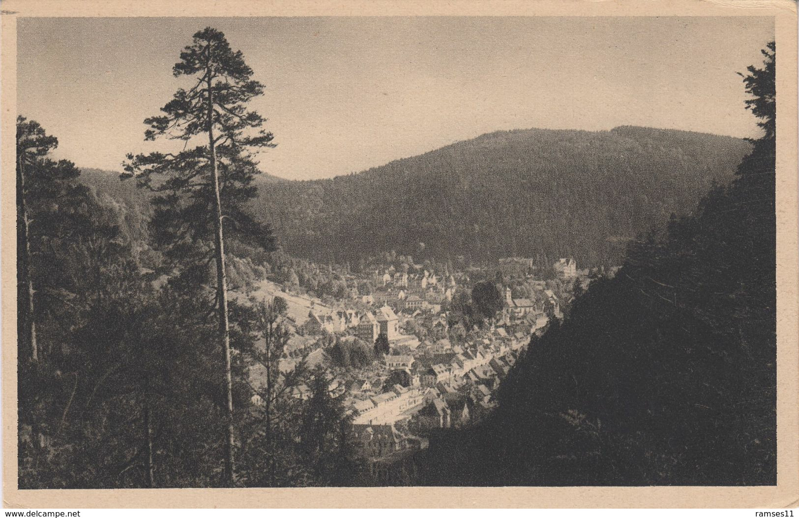 AK Triberg Schwarzwald Totale C. 1925 - Triberg