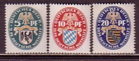 M5962 - DEUTSCHES REICH EMPIRE ALLEMANDE Yv N°368 * + 369/70 ** - Ungebraucht