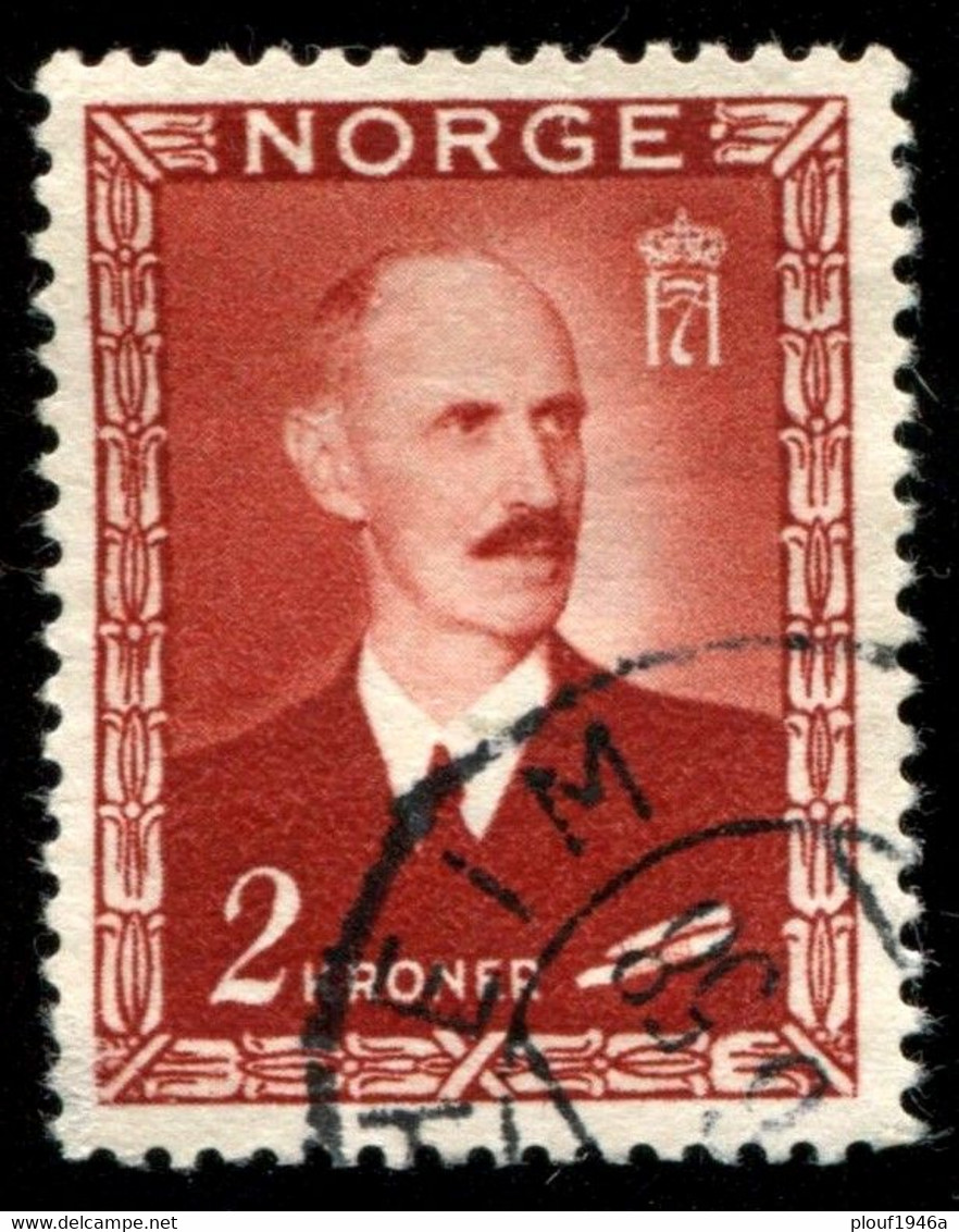 Pays : 352,02 (Norvège : Haakon VII)  Yvert Et Tellier N°:   287 (o) - Used Stamps