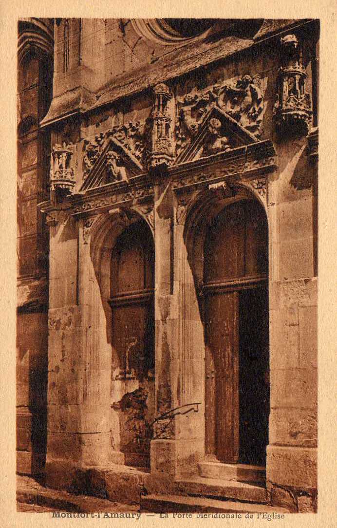 78 MONTFORT AMAURY Eglise, Porte Méridionale De L´ Eglise, Ed ?, 193? - Montfort L'Amaury