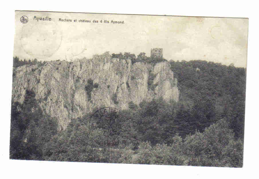 Aywaille Rochers Et Chateau Des 4 Filles Aymond 1914 Edit.l.seutin - Aywaille