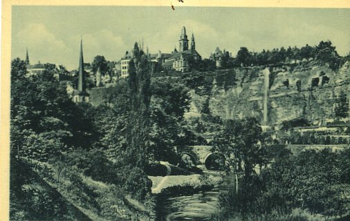 Luxembourg L'ALZETTE AU PIED DES ROCHERS DU BOCK - Esch-Alzette