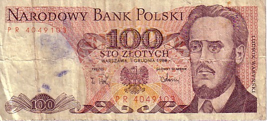 POLOGNE   100 Zlotych  Daté De 1988   Pick 143c     ***** QUALITE  VF - ***** - Poland