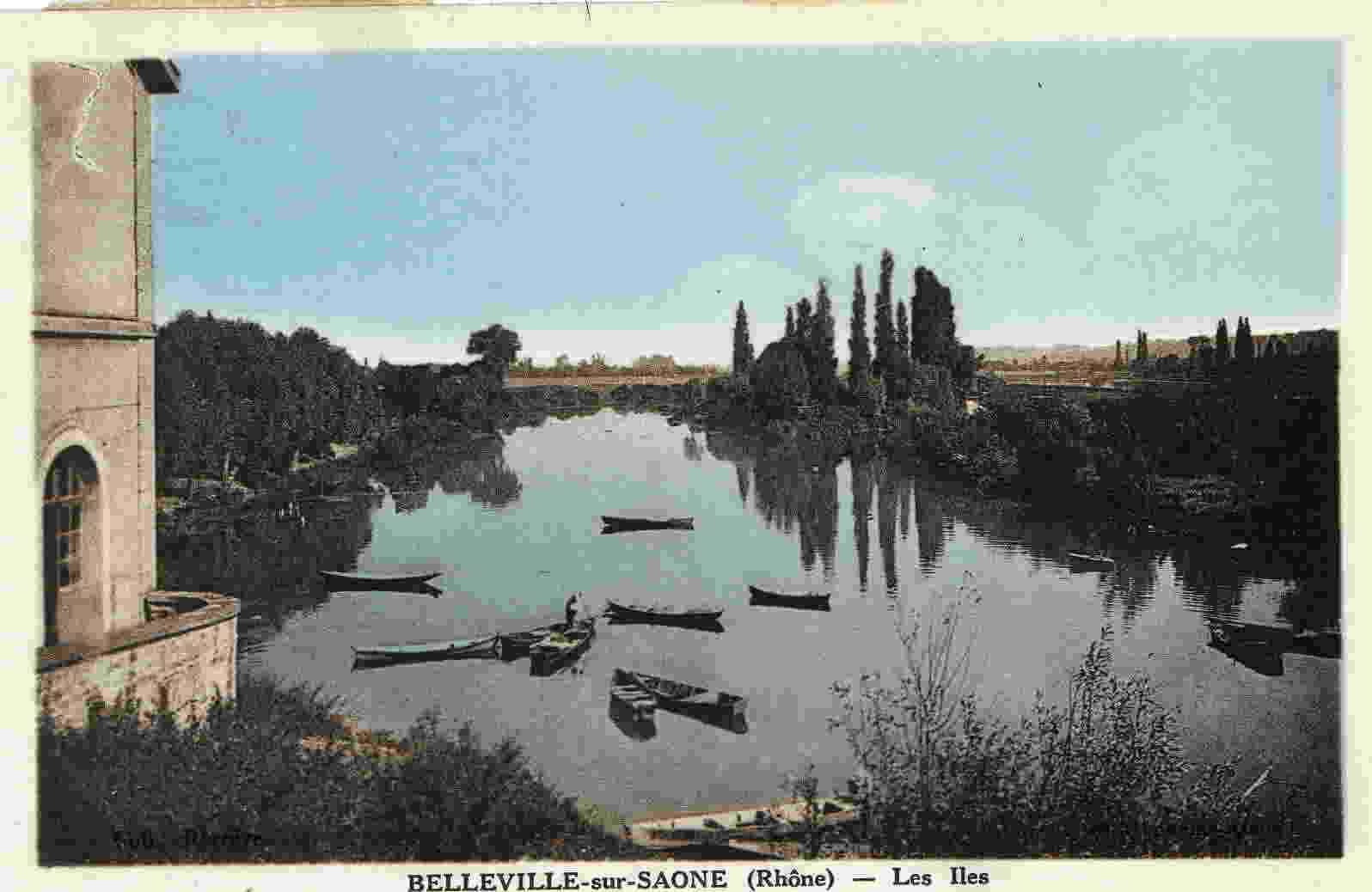 BELLEVILLE-sur-SAÔNE - Les Iles - Belleville Sur Saone