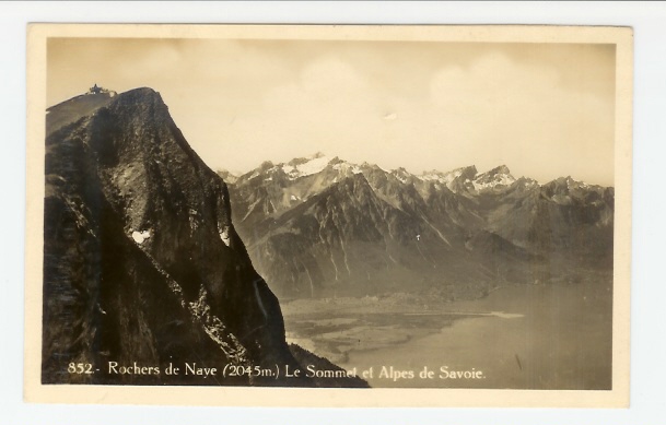 Rochers De Naye: Le Sommet Et Alpes De Savoie (06-949) - Roche