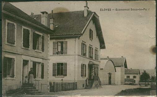 AK Éloyes - Economat Sous-le-Pont Ca. 1920 - Sonstige & Ohne Zuordnung
