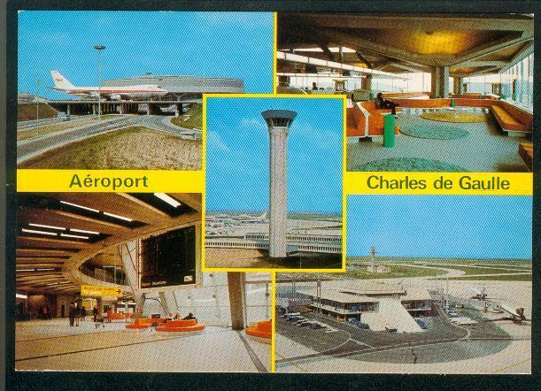CPSM - Roissy En France - Aéroport Charles De Gaulle (multi Vues, Tour Controle...) - Roissy En France