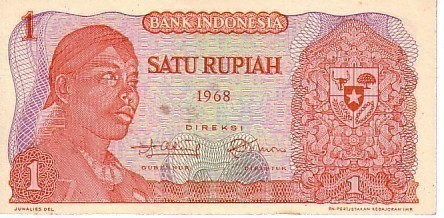 INDONESIE   1 Rupiah   Daté De 1968   Pick 102     ***** BILLET  NEUF ***** - Indonesia