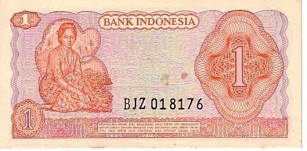 INDONESIE   1 Rupiah   Daté De 1968   Pick 102     ***** BILLET  NEUF ***** - Indonésie