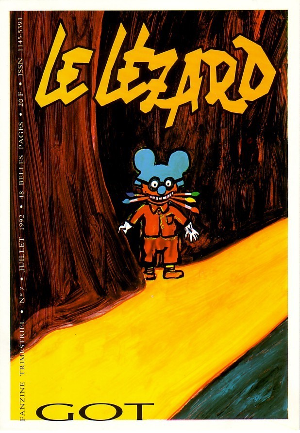 GOT - Carte Pub Pour Le Fanzine "Le Lézard" - Postkaarten