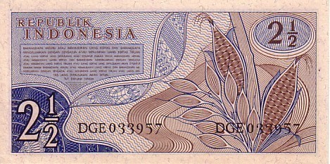 INDONESIE   2 1/2 Rupiah   Daté De 1961   Pick 79     ***** BILLET  NEUF ***** - Indonesien