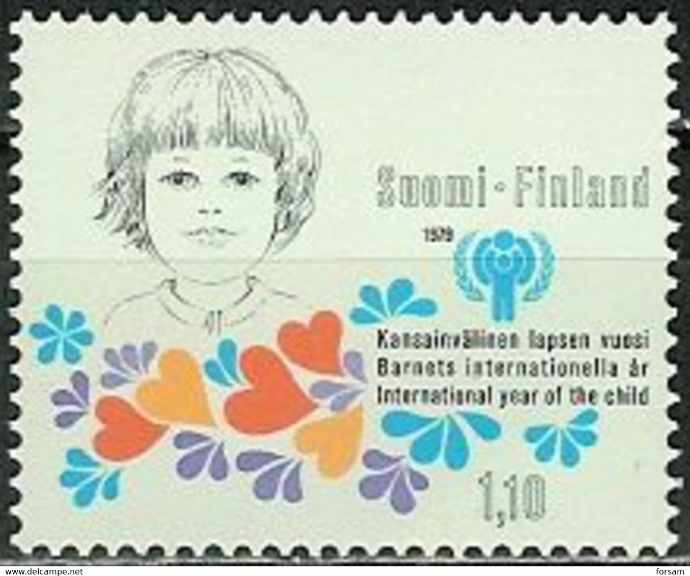 FINLAND..1979..Michel # 836...MLH. - Unused Stamps