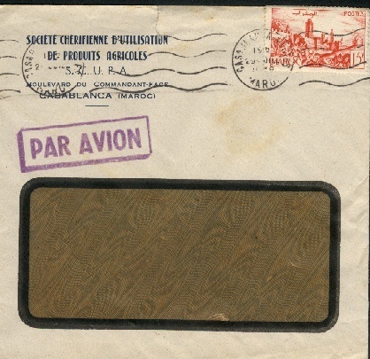 MAROC Lettre 1949 De Casablanca à Bordeaux - Brieven En Documenten