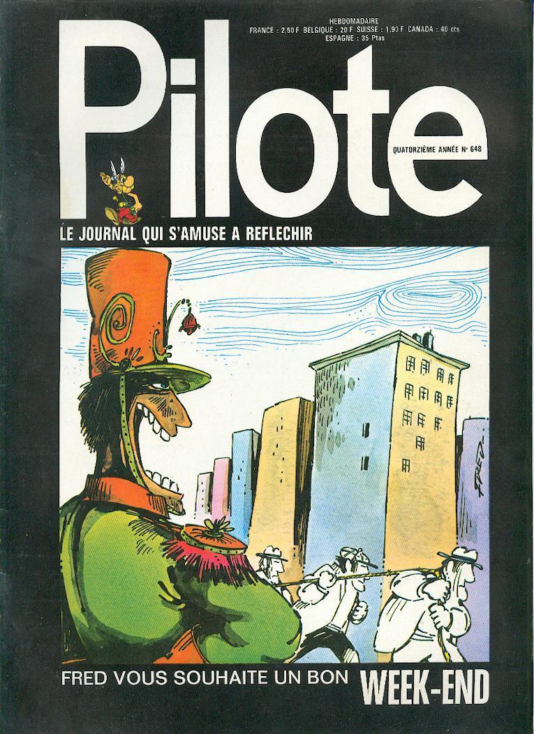 REVUE  PILOTE  N° 648  DE 1972 - Pilote