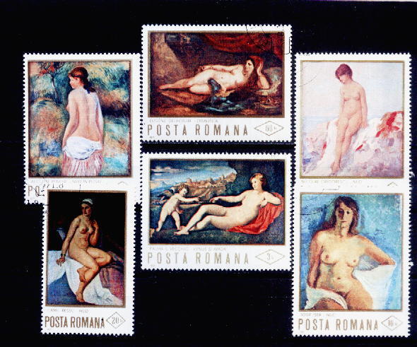 Roumanie Yv.no.2620/5 Obliteres - Nudes