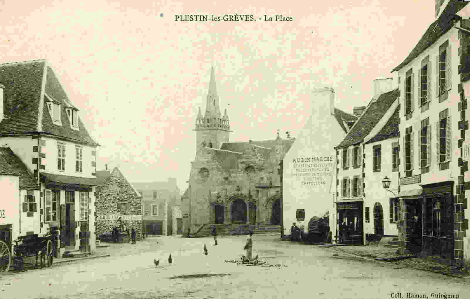 PLESTIN-les-GREVES - La Place - Plestin-les-Greves