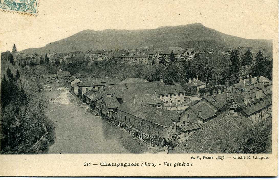 JURA CHAMPAGNOLE Vue Générale (1906) - Champagnole