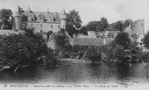 Montrésor - Vue D'ensemble Du Château Et Des Vieilles Tours - Montrésor