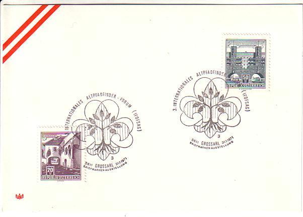 AUSTRIA / ÖSTERREICH SPECIAL STAMPED CARD 1971 " IFOFSAG " - Sonstige & Ohne Zuordnung